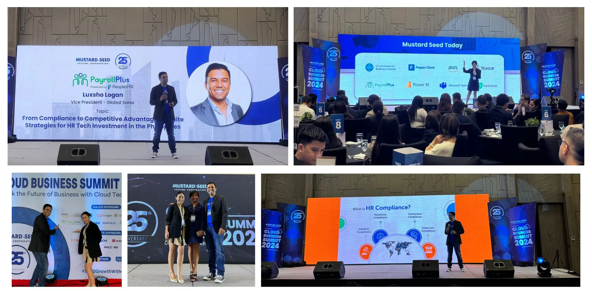 PeoplesHR partners at the Cloud Business Summit, Philippines.
