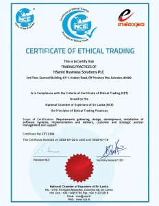 Certificate of Ethical Trading