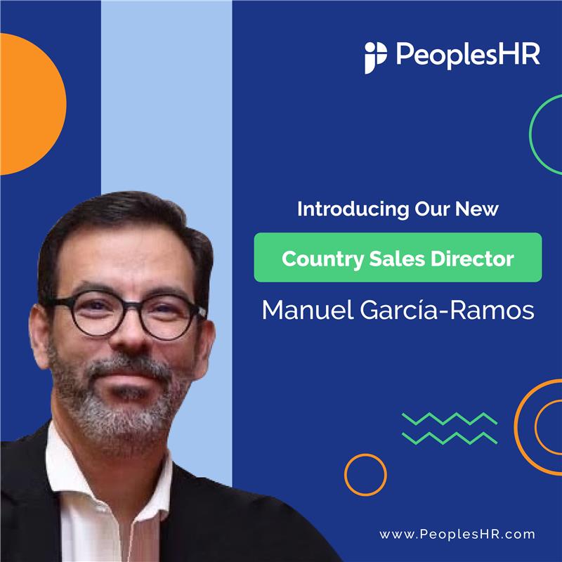 PeoplesHR Appoints Manuel Garcia-Ramos as Country Sales Director