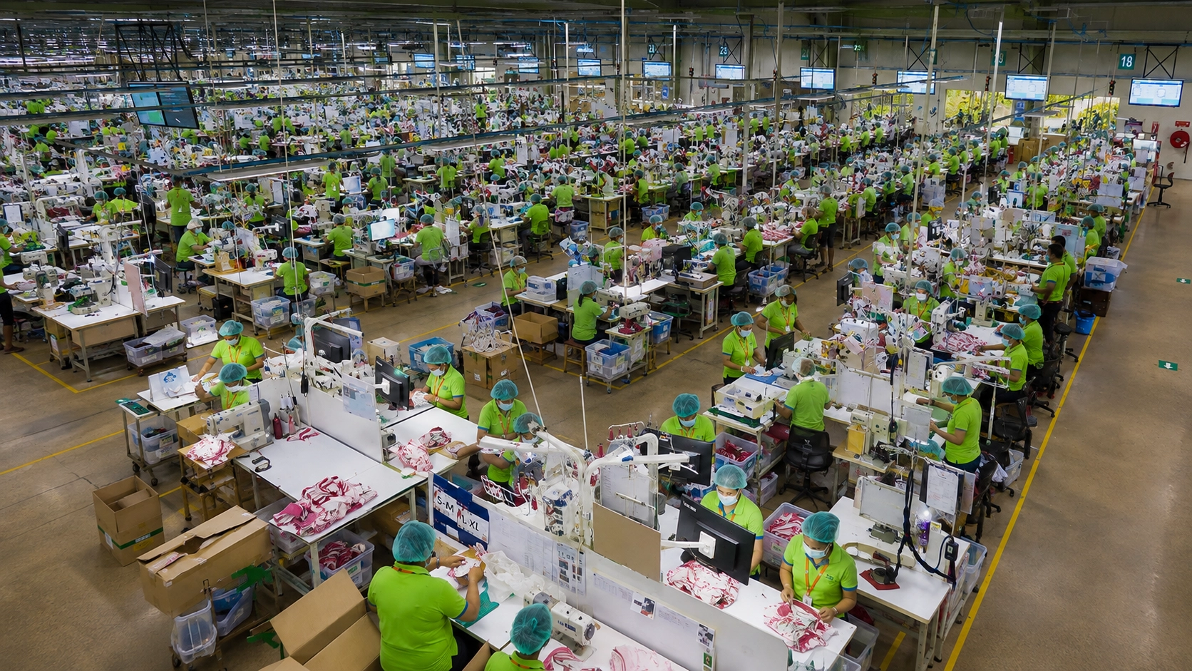 Brandix garment manufacturing floor
