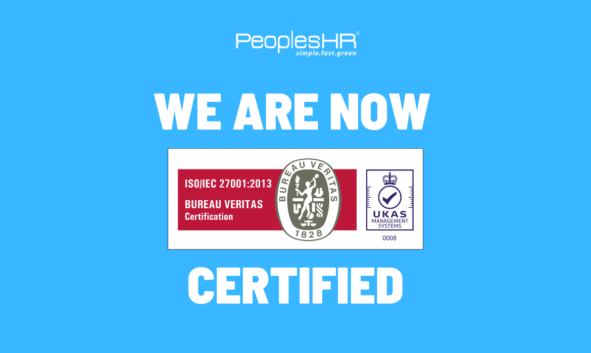 PeoplesHR strengthens its security and compliance with ISO/IEC 27001:2013 certification